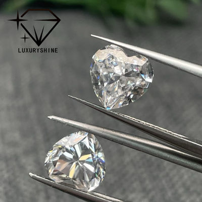 Calidad LuxuryShine VVS1-VS2 Diamante de Laboratorio con Corte Corazón Excelente Diamantes Reales y Joyería de Boda y Soporte de Joyería Personalizada Personalización Especial fábrica