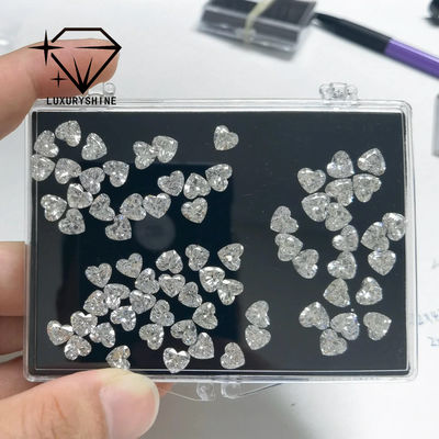 Calidad LuxuryShine VVS1-VS2 Diamante de Laboratorio con Corte Corazón Excelente Diamantes Reales y Joyería de Boda y Soporte de Joyería Personalizada Personalización Especial fábrica