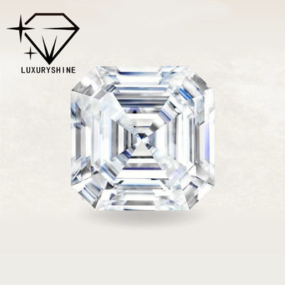 Calidad LuxuryShine VVS-VS Asscher Shape Lab Diamante cultivado 0.1-10CT D-F Color diamante blanco con certificado IGI 3EX Piedras cortadas fábrica