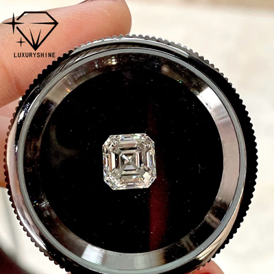 LuxuryShine VVS-VS Asscher Shape Lab Diamante cultivado 0.1-10CT D-F Color diamante blanco con certificado IGI 3EX Piedras cortadas