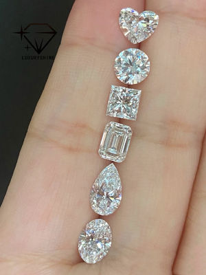 Calidad LuxuryShine VVS-VS Asscher Shape Lab Diamante cultivado 0.1-10CT D-F Color diamante blanco con certificado IGI 3EX Piedras cortadas fábrica