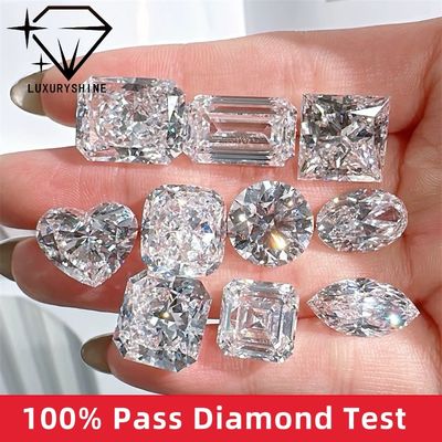 Calidad LuxuryShine VVS-VS Asscher Shape Lab Diamante cultivado 0.1-10CT D-F Color diamante blanco con certificado IGI 3EX Piedras cortadas fábrica