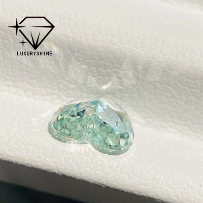 Calidad LuxuryShine Corazón Rosa / Amarillo / Verde Corte Corazón Diamante Creado en Laboratorio VVS-VS Diamantes Reales y Joyería de Boda y Joyería Personalizada fábrica