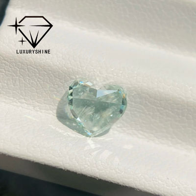 Calidad LuxuryShine Corazón Rosa / Amarillo / Verde Corte Corazón Diamante Creado en Laboratorio VVS-VS Diamantes Reales y Joyería de Boda y Joyería Personalizada fábrica
