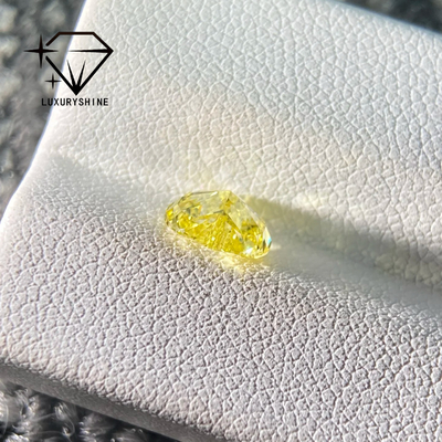 LuxuryShine Corazón Rosa / Amarillo / Verde Corte Corazón Diamante Creado en Laboratorio VVS-VS Diamantes Reales y Joyería de Boda y Joyería Personalizada