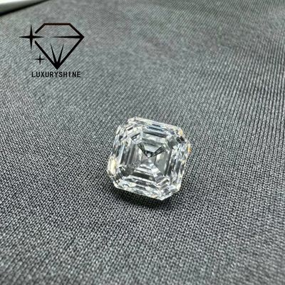 Calidad LuxuryShine VVS-VS 0.1-10CT Asscher Shape Lab Diamante maduro D-F Color diamante blanco con certificado IGI 3EX Piedras cortadas fábrica