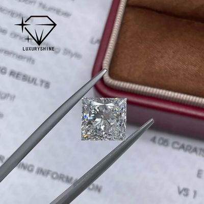 Calidad Diamantes de boda al por mayor con corte princesa de laboratorio LuxuryShine, diamantes cultivados, color D-F, VVS-VS, con certificado IGI, corte excelente fábrica