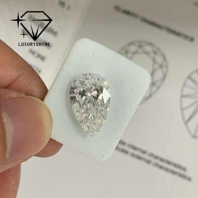 Calidad Peras cultivadas en laboratorio Diamante VVS-VS Claridad D-F Color Certificado IGI fábrica