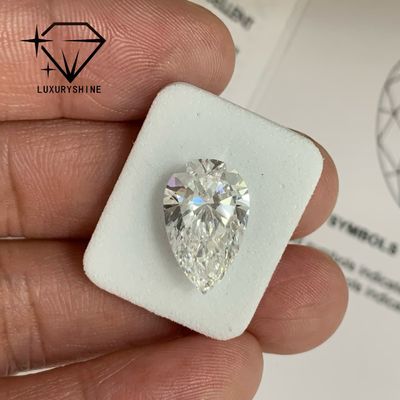 Calidad Peras cultivadas en laboratorio Diamante VVS-VS Claridad D-F Color Certificado IGI fábrica