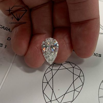 Calidad Peras cultivadas en laboratorio Diamante VVS-VS Claridad D-F Color Certificado IGI fábrica