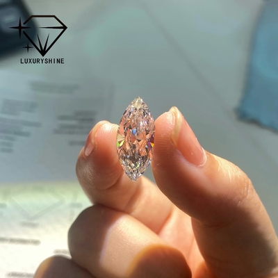 Diamante Marqués cultivado en laboratorio VVS-VS D-F Color Certificado IGI