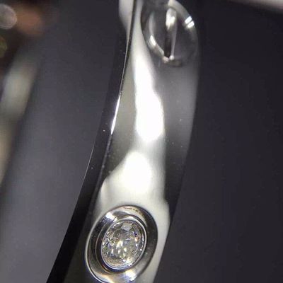 Calidad Oro del oro amarillo Diamonds18k de los diamantes de la pulsera 4 del amor de la joyería de la marca fábrica