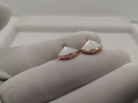 Calidad Ningún pendiente de encargo de la DIVA de la joyería del oro del diamante en el oro blanco del oro 18kt con la piedra preciosa fábrica