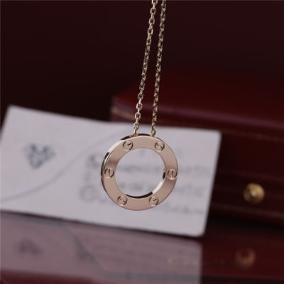 Calidad Oro amarillo de lujo del collar 18K del amor de la joyería de la obra clásica B7014200 fábrica