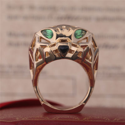 Calidad Ónix de PanthèRe De Cartier Ring Yellow Gold Tsavorite Garnets fábrica