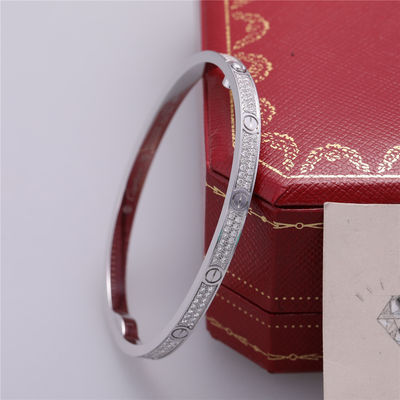 Calidad Diamantes de Pavé White Gold del pequeño modelo de la pulsera del amor N6710817 fábrica