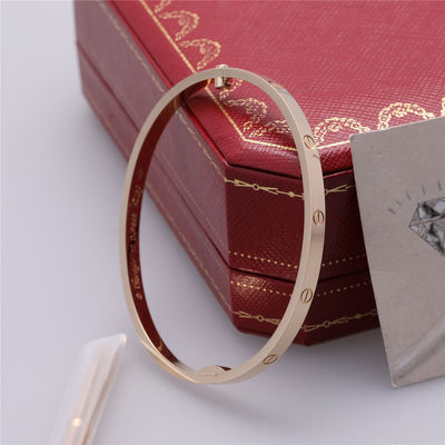Calidad Oro amarillo fino de la pulsera SM 18K del amor del oro del llano B6047517 fábrica