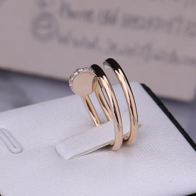 Calidad Diamantes del oro amarillo de Juste Un Clou Ring In 18k del clavo B4211800 fábrica