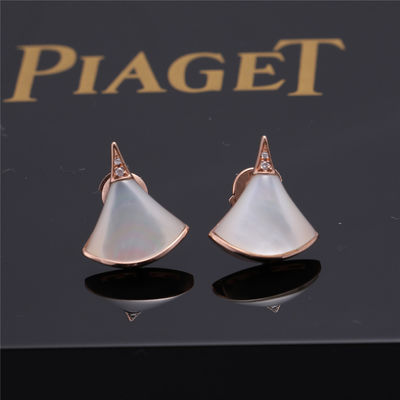 Calidad Pernos prisioneros finos simples de los pendientes IDEALES de las DIVAS de Italia Roman Spirit en la referencia 352600 de Rose Gold fábrica