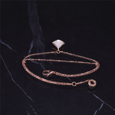 Calidad 1 pulsera blanca Rose Gold With 18K Rose Gold Pendant de la perla de la madre del adorno fábrica