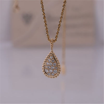 Calidad Referencia pendiente JPN00554 de Boheme M Motif Medium Necklace del oro de China de la joyería de la serpiente de lujo de la fábrica fábrica