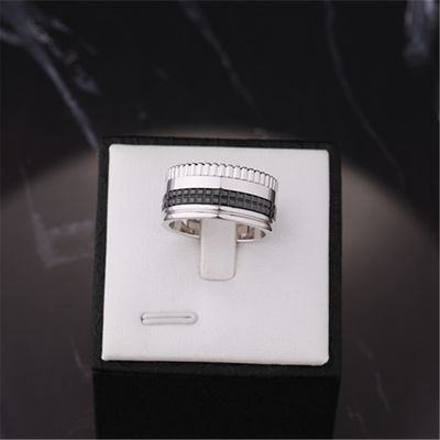 Calidad Referencia radiante JRG01987 del oro amarillo del anillo 18K de la edición de Quatre del oro de la reproducción de lujo de la joyería fábrica