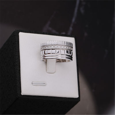 Calidad Referencia radiante JRG01987 del oro amarillo del anillo 18K de la edición de Quatre del oro de la reproducción de lujo de la joyería fábrica