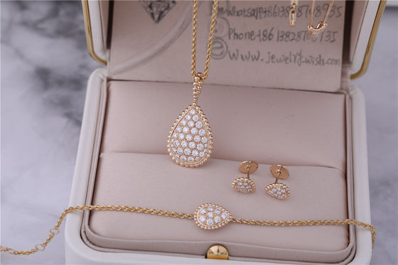 Calidad Adorno de lujo de la pulsera S de Boheme de la serpiente de la joyería del oro real el alto con pavimenta la referencia JBT00365M de los diamantes fábrica