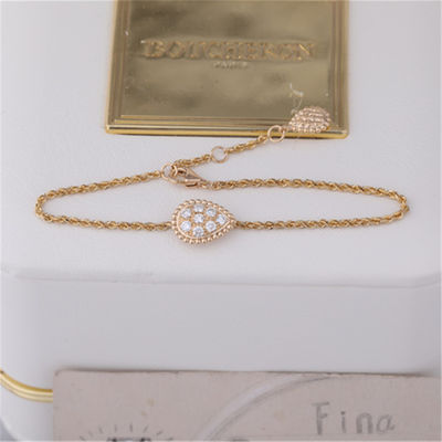 Calidad Adorno de lujo de la pulsera S de Boheme de la serpiente de la joyería del oro real el alto con pavimenta la referencia JBT00365M de los diamantes fábrica