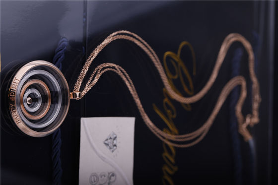 Calidad Colgante largo 795014-9001 de Rose And White Gold Diamond de la joyería de Chopard del collar del alcohol feliz fábrica