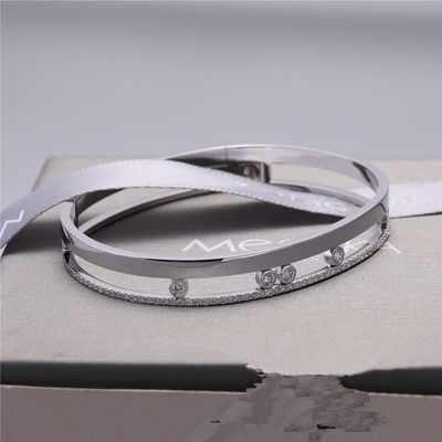 Calidad Joyería de lujo de la pulsera de Romane Bangle White Gold Diamond del movimiento de Luxury Jewelry para las mujeres fábrica