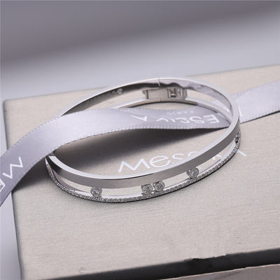 Calidad Joyería de lujo de la pulsera de Romane Bangle White Gold Diamond del movimiento de Luxury Jewelry para las mujeres fábrica
