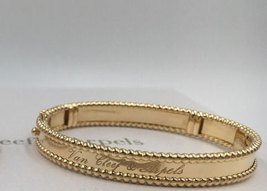 Calidad Pulsera de la firma de PerléE, pulsera de encargo del brazalete de la firma del modelo del tamaño fábrica